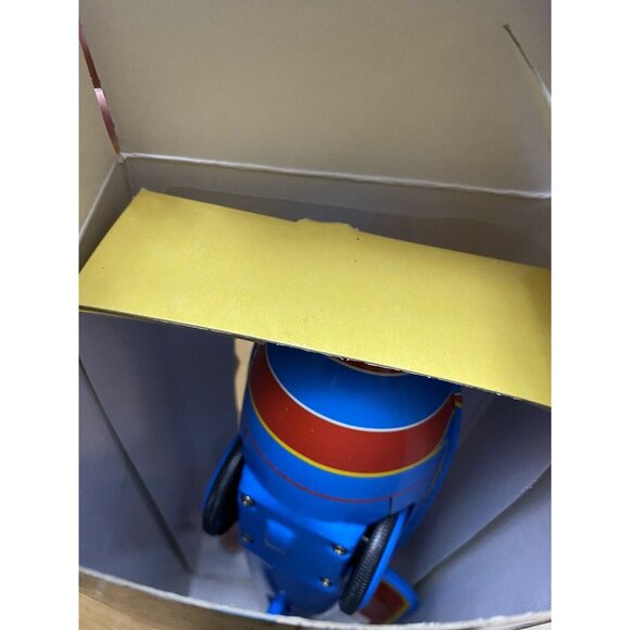 Superman Classic Rocket Tin Toy Friction Motor by Schylling 2001 NIB - Picture 10 of 12